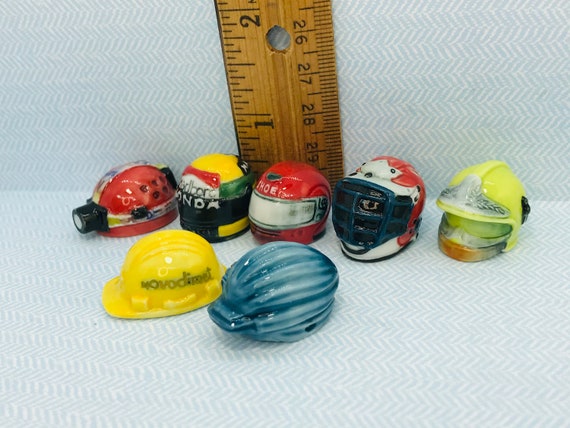 Lot de 6 casques de chantier pour enfant - Casque de pompier