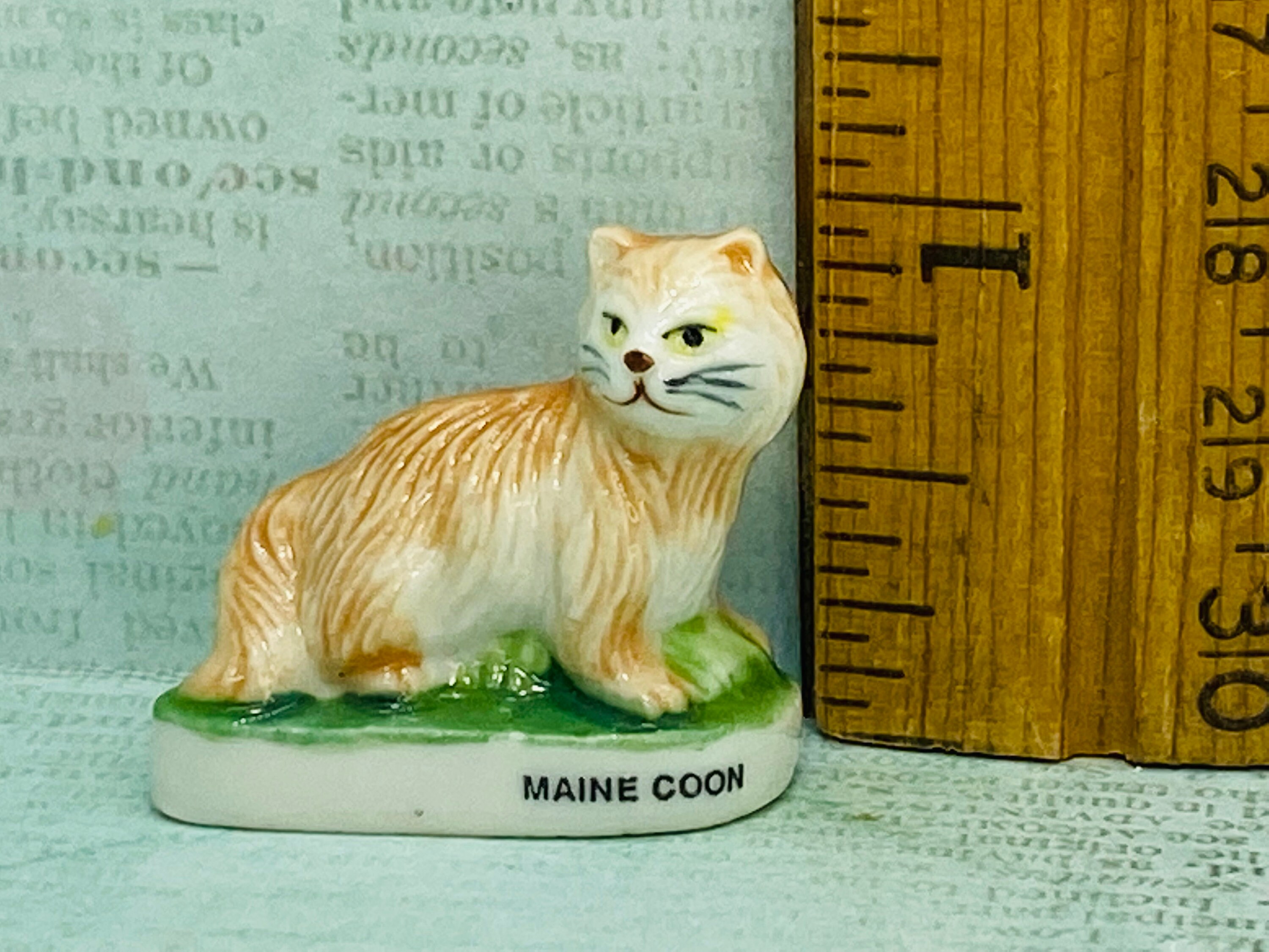 Cat Main Coon - Medium Size - Ceramics - Dogs and Cats Line - 10x8x14,3 cm h