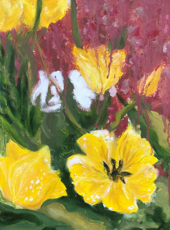 Yellow Flower print