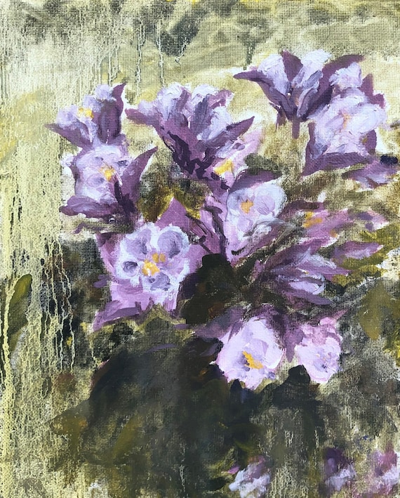 Purple Flower Print