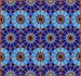 Hand Painted Moroccan Tiles - Ceramic Accent Tiles - Kitchen Backsplash Tiles - Decorative Tiles - Moroccan Coasters - Turquoise and Cobalt 