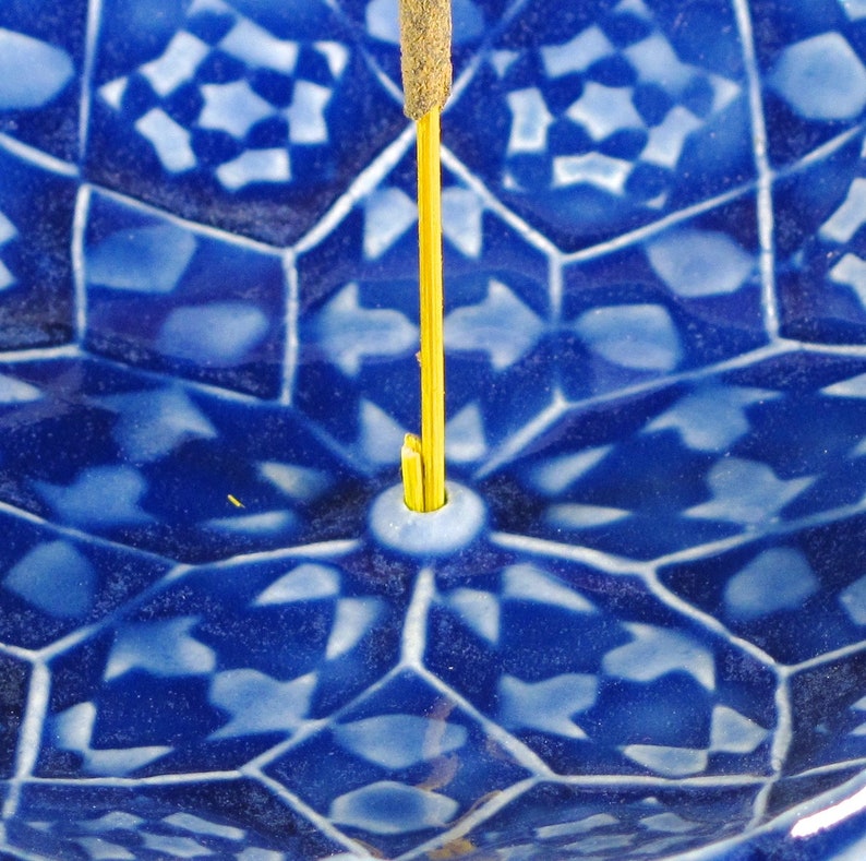 Ceramic Incense Burner third Eye Chakra Meditation Aid Etsy