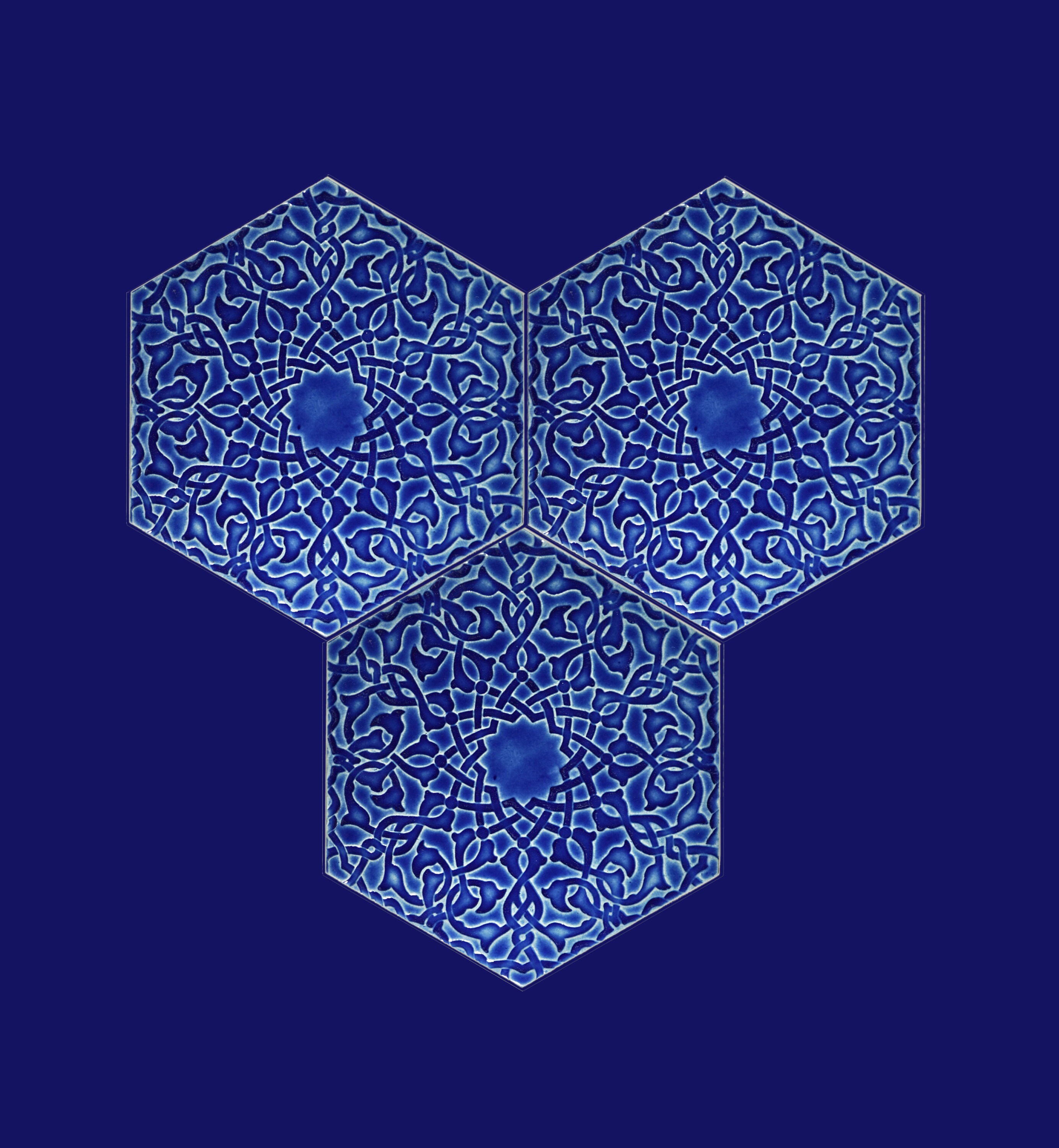 Blue Moroccan Tiles Kitchen Backsplash Tiles Cobalt Blue Etsy Canada