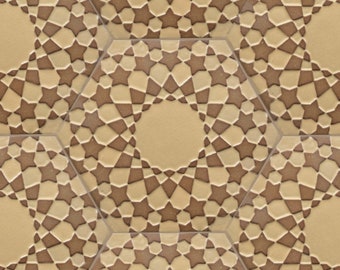 Kitchen Tiles Beige Moroccan Tiles Hand Painted Tiles  Backsplash Tiles Cream Stoneware Tiles Patio Tiles Coffee Colored Tiles Cinnamon Tile