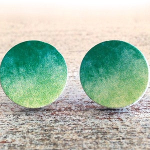 Mystical Moon gradient stud earrings image 4