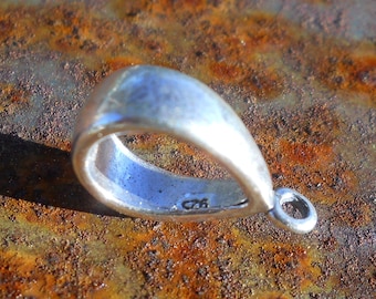 Sterling Silver Bail with Closed Loop