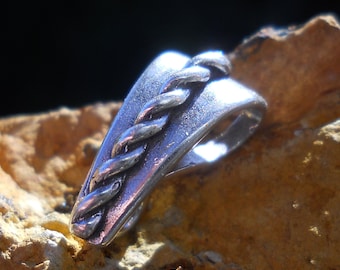 Hängsmycke i sterlingsilver: Öppen ögla i smyckekomponent