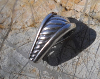 Sterling Silver Bail, Solid Silver Bail with Open Loop