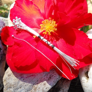 Sterling Silver Headpins, 3 1/2 inches long, 23 gauge wire with 4.0 mm ball