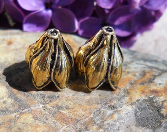 Bronze Tulip Cones, CA112B, Size: 15 mm x 12 mm or .59 inches x .47 inches