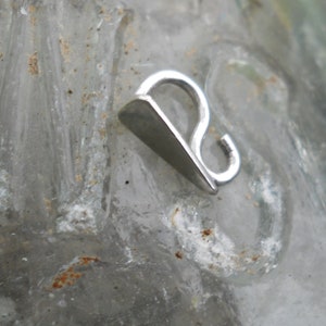 Sterling Silver Open Loop Bail: 9mm x 4mm