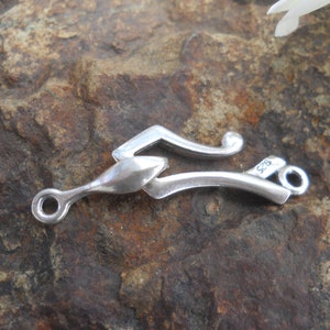 Sterling Silver Hook and Eye Clasp (30 mm)