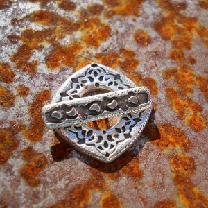 Medium Toggle with Toggle Bar, Sterling Silver, Size: 20 mm x 20 mm or .79 inches x .79 inches