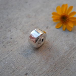 Sterling Silver Bead, 9 mm, small