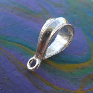 Sterling Silver Bail with Closed Loop