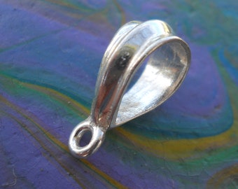 Sterling Silver Bail with Closed Loop