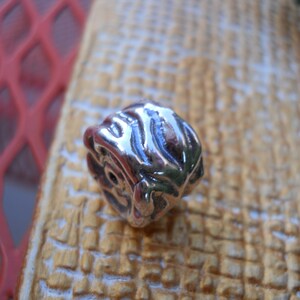 Sterling Silver Bead, Approximately 14 mm