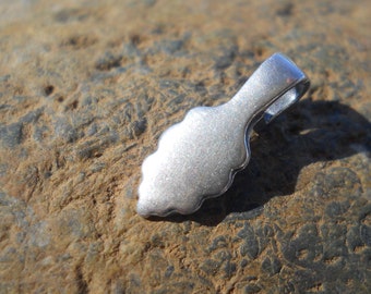 Sterling Silver Glue On Bail: Cabochon Pendant Converter