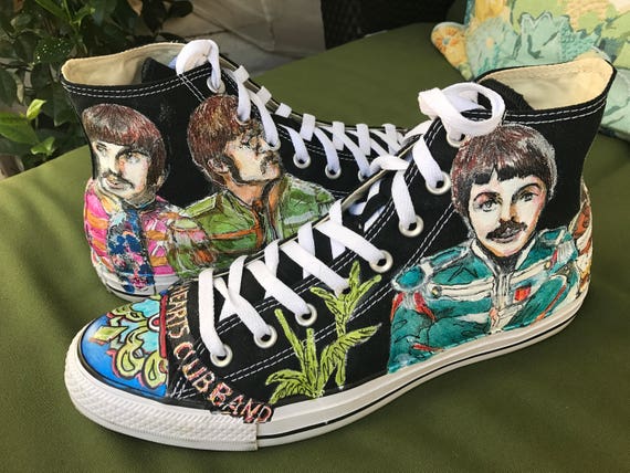 beatles converse high tops