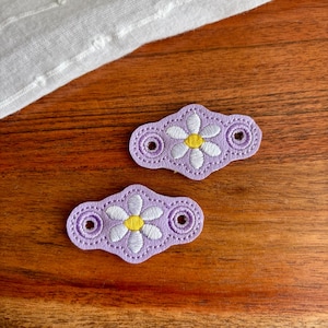 Flower Shoe Charms, Lace Charms