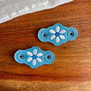 Flower Shoe Charms, Lace Charms