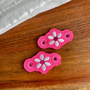 Flower Shoe Charms, Lace Charms