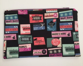 Makeup Bag, Makeup Pouch, Zipper Bag, Zipper Pouch, Pencil Pouch, Pencil bag