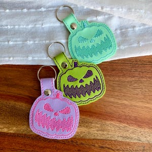 Keychain, Key Fob, Pumpkin, Jack O Lantern