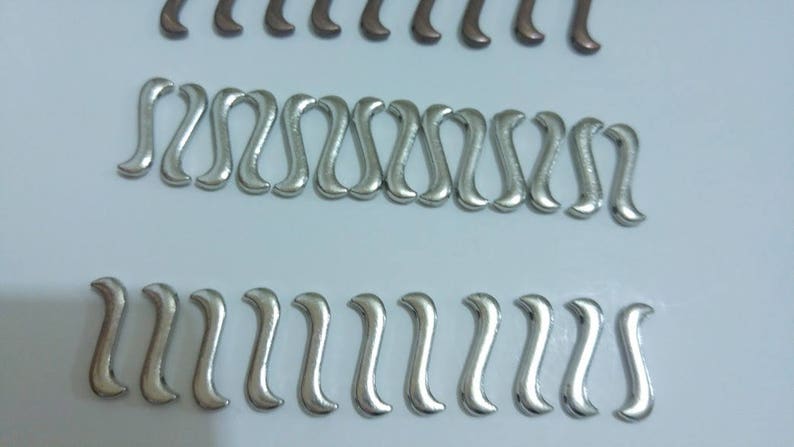 Silver plated charms FINDINGS 100 pcs Beaded jewelry supplies silver beads Silver metal bracket Brackets metal bead spacers