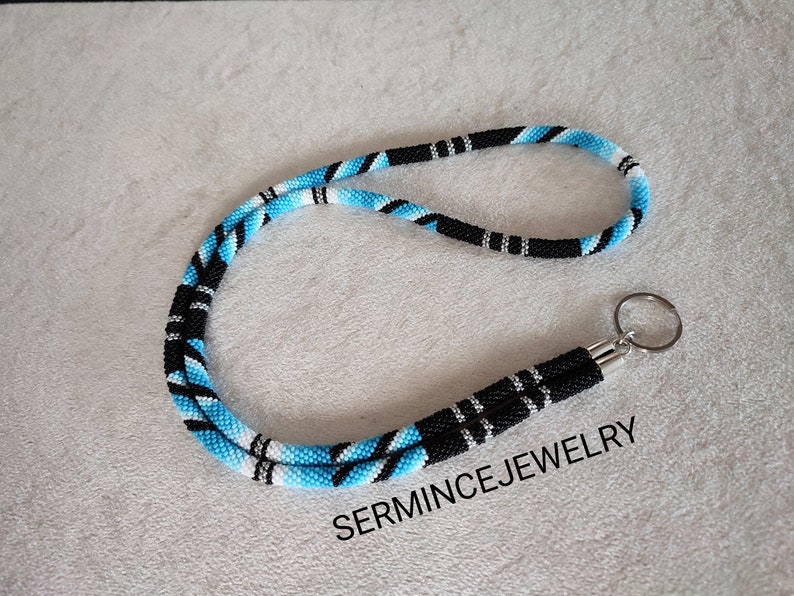 Necklace Lanyard Native American Style Lanyards Teacher Etsy