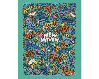NEW HAVEN POSTER (green)