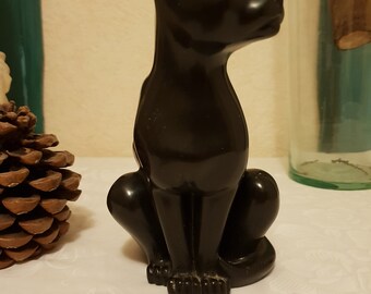 Sculpture De Chat En Pierre Etsy