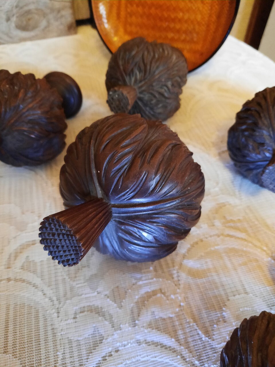 Antique, Français, Garniture de Fourniture, Décor en Bois