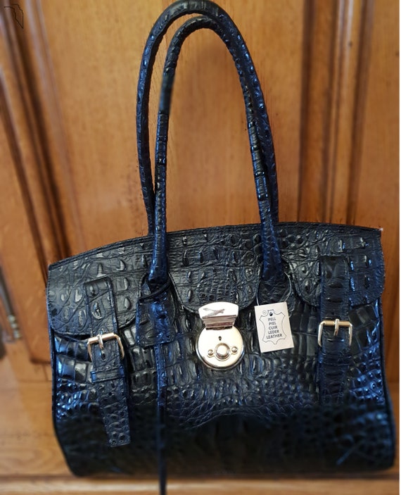 Handbag / leather - image 1