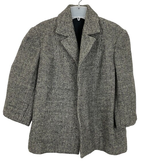 Vintage 60s Harris Tweed Wool Blazer Skirt Suit W… - image 3