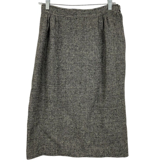 Vintage 60s Harris Tweed Wool Blazer Skirt Suit W… - image 8