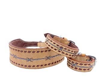 fancy western dog collars