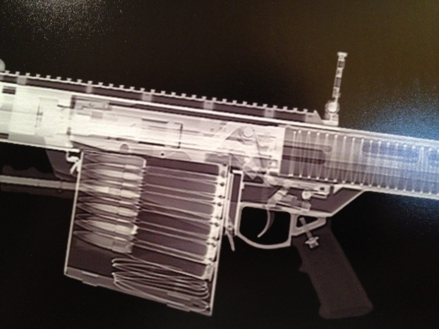 Barrett M82 Sniper Rifle CAT Scan Gun Print Ready to Frame Etsy