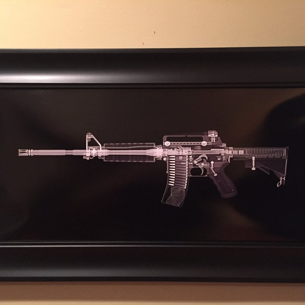 AR15  CAT scan gun print