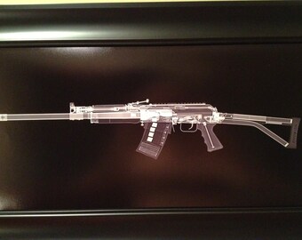 VEPR 12 gauge shotgun   CAT scan print - ready to frame