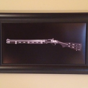 Mossberg 590  shotgun  CAT scan - ready to frame