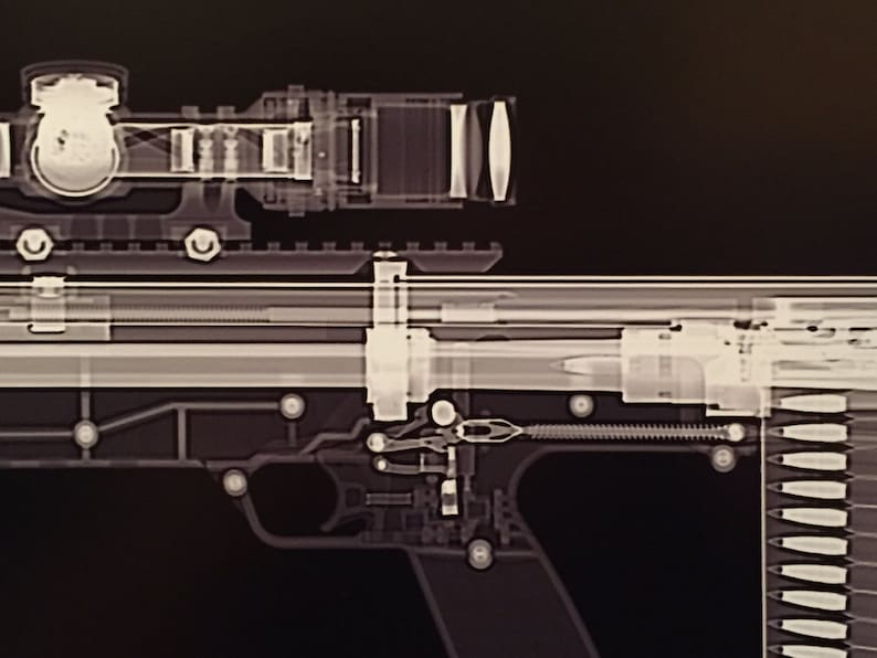 Kel Tec RFB Rifle CAT Scan Print Ready to Frame | Etsy