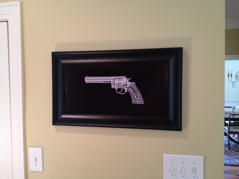 Ruger GP100 Revolver print ready to frame image 3