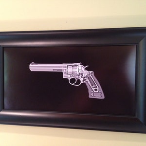 Ruger GP100 Revolver print  - ready to frame