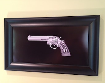 Ruger GP100 Revolver print  - ready to frame