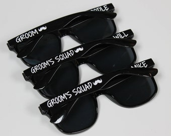 Personalized Sunglasses, Custom Wedding Favor, Bachelor Gifts, Bachelorette Party Favors, Destination Wedding, Groomsmen Sunglasses
