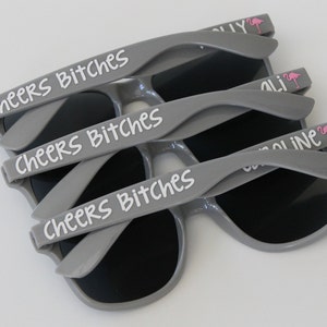 Lunettes de soleil personnalisées, Cadeaux de mariage personnalisés, Cadeaux pour EVJF, Cadeaux pour enterrement de vie de jeune garçon, Week-end entre filles, Lunettes de soleil d'anniversaire