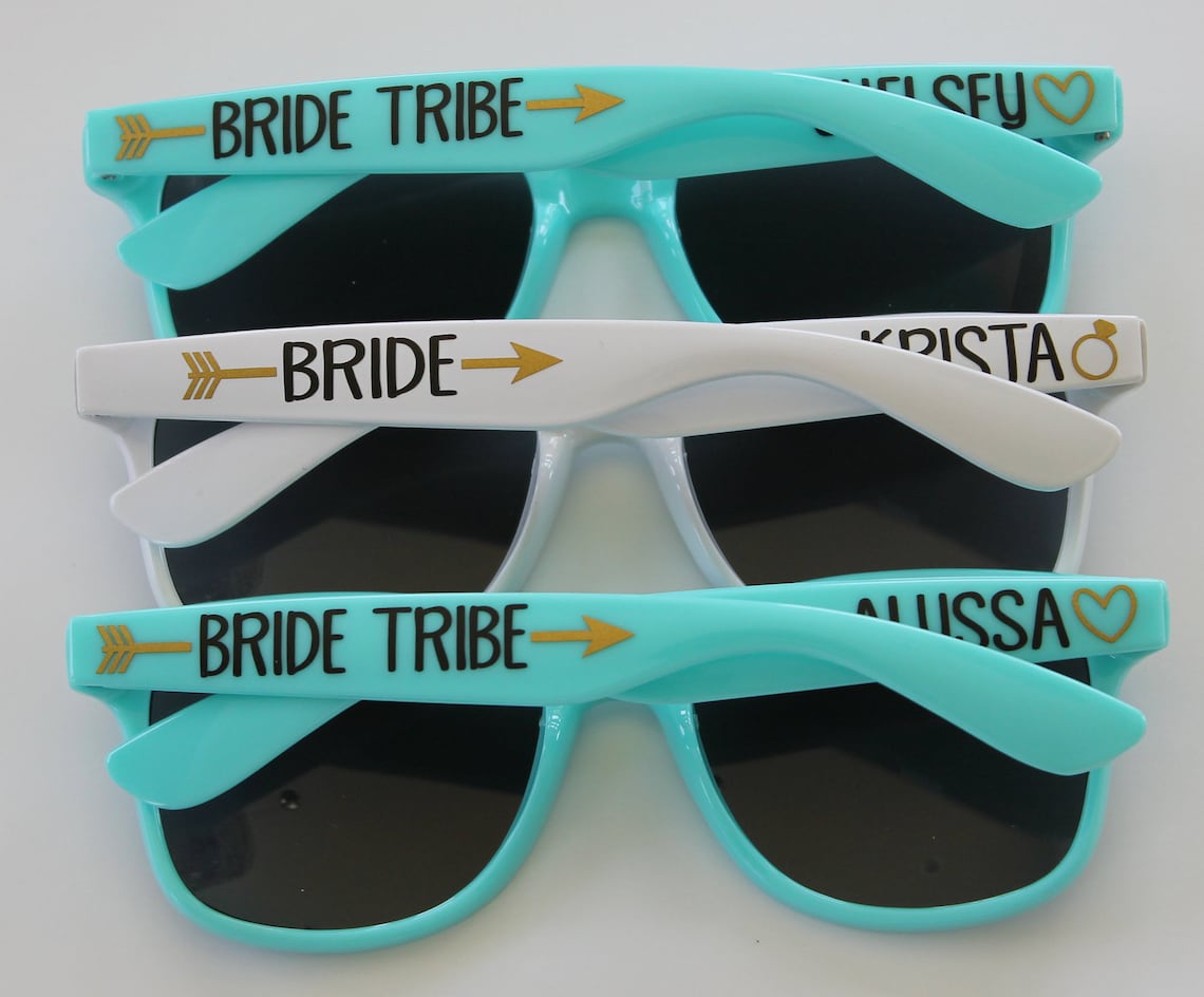 Personalized Sunglasses Wedding Favors Bachelorette Gifts Etsy