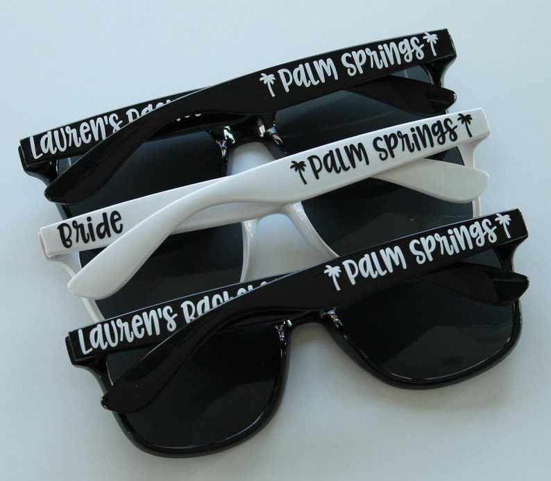 Personalized Sunglasses Bridal Party Sunglasses Wedding Etsy