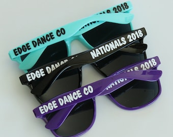 Personalized Sunglasses, Cheer Sunglasses, Team Sunglasses, Bachelorette Gifts, Dance Team Sunglasses, Bachelorette Party Favors